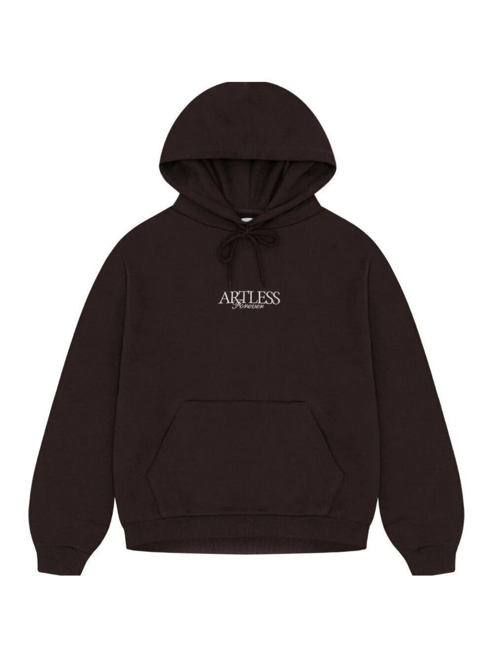 Artless Forever Unisex SWEATSHIRT - CHOCOLATE BROWN Organic Cotton